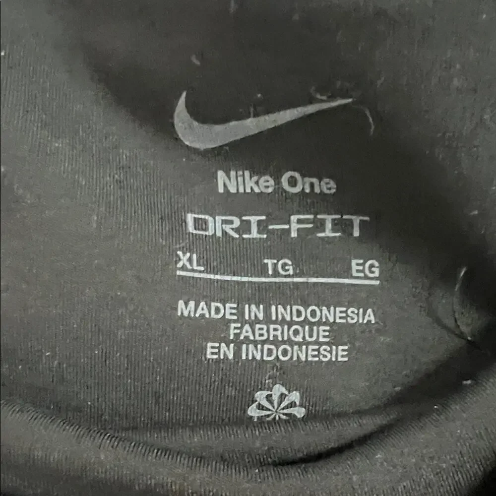 Nike Kids Black Flared Leggings Size XL